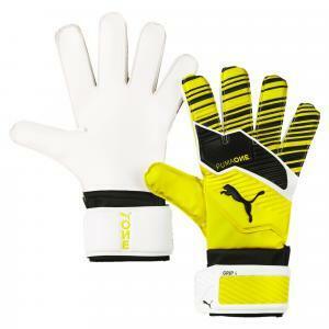 Guanti bambino one grip 4 giallo fluo nero