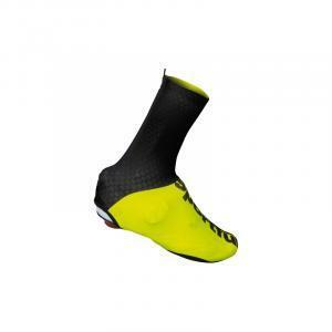 Copriscarpa lycra nero/giallo