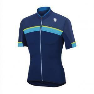 Maglia pista jersey blu/blu