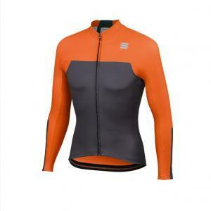 Maglia bodyfit pro thermal nero arancio