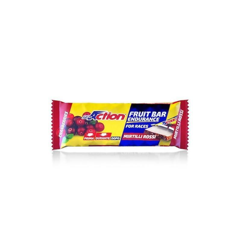 proaction proaction barretta energetica fit fruit bar mirtilli rossi