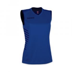 Canotta volley donna virgo azzurro-blu