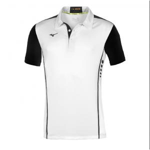 Polo hex rect  bianco nero