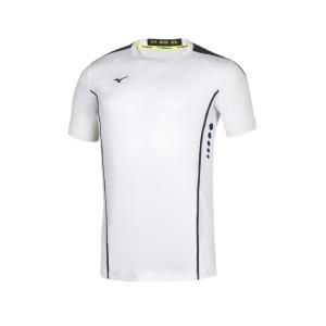 T-shirt hex rect bianco nero