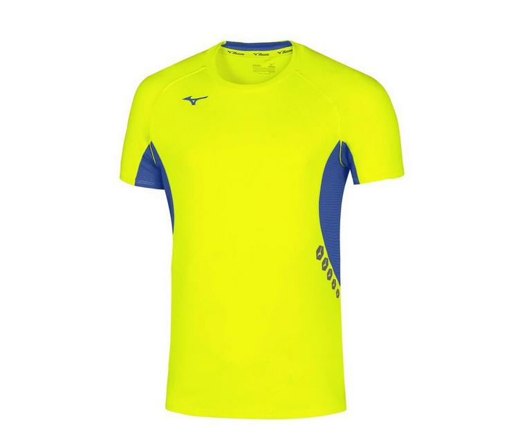 mizuno mizuno maglia premium jpn giallo fluo