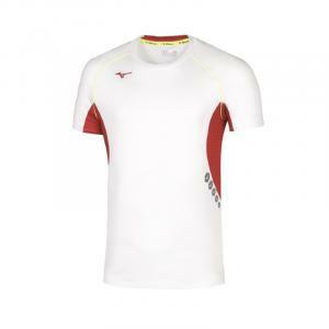 Maglia running premium jpn bianco/rosso