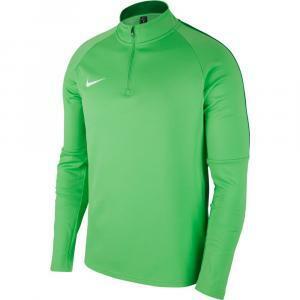 Felpa allenamento academy 18 verde fluo