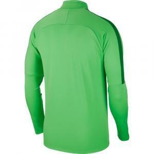 Felpa allenamento academy 18 verde fluo