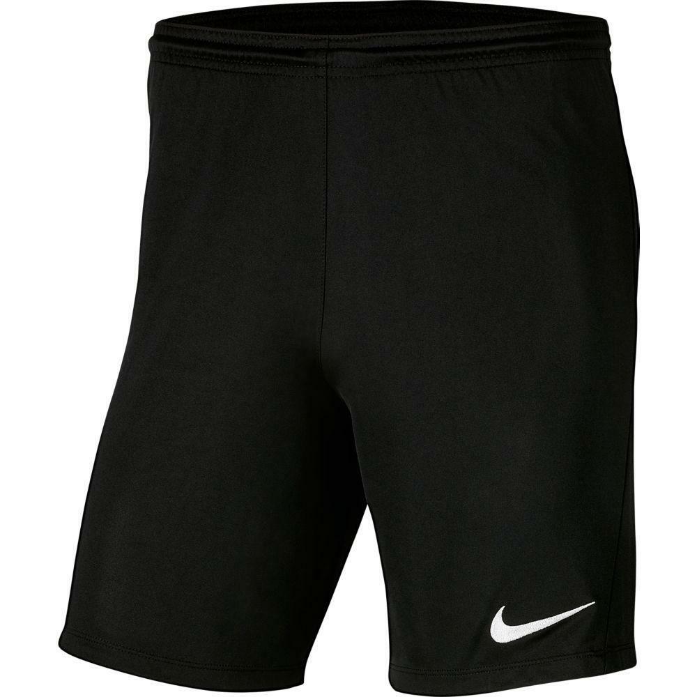 nike nike pantaloncino calcio park 3 uomo nero