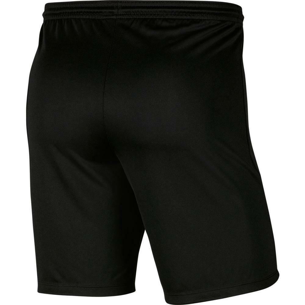 nike nike pantaloncino calcio park 3 uomo nero