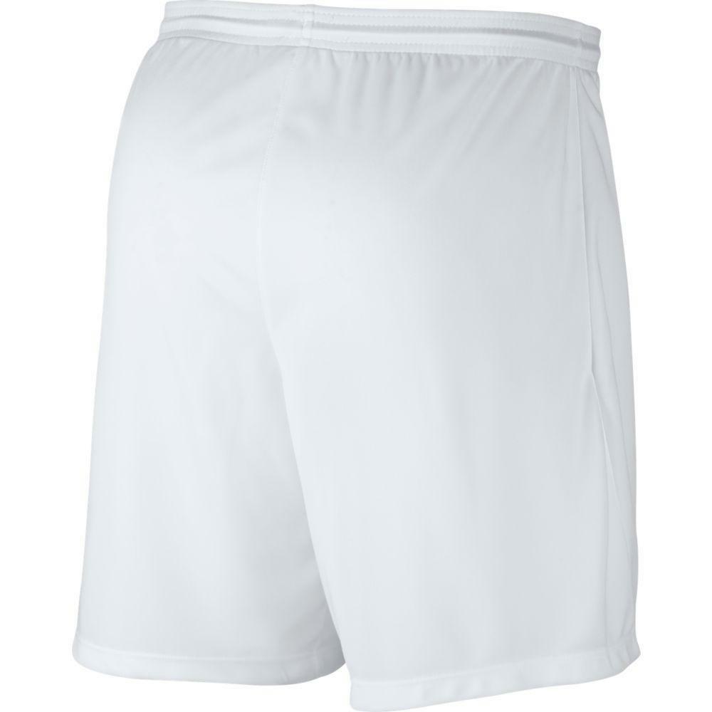 nike nike pantaloncino calcio park 3 uomo  bianco