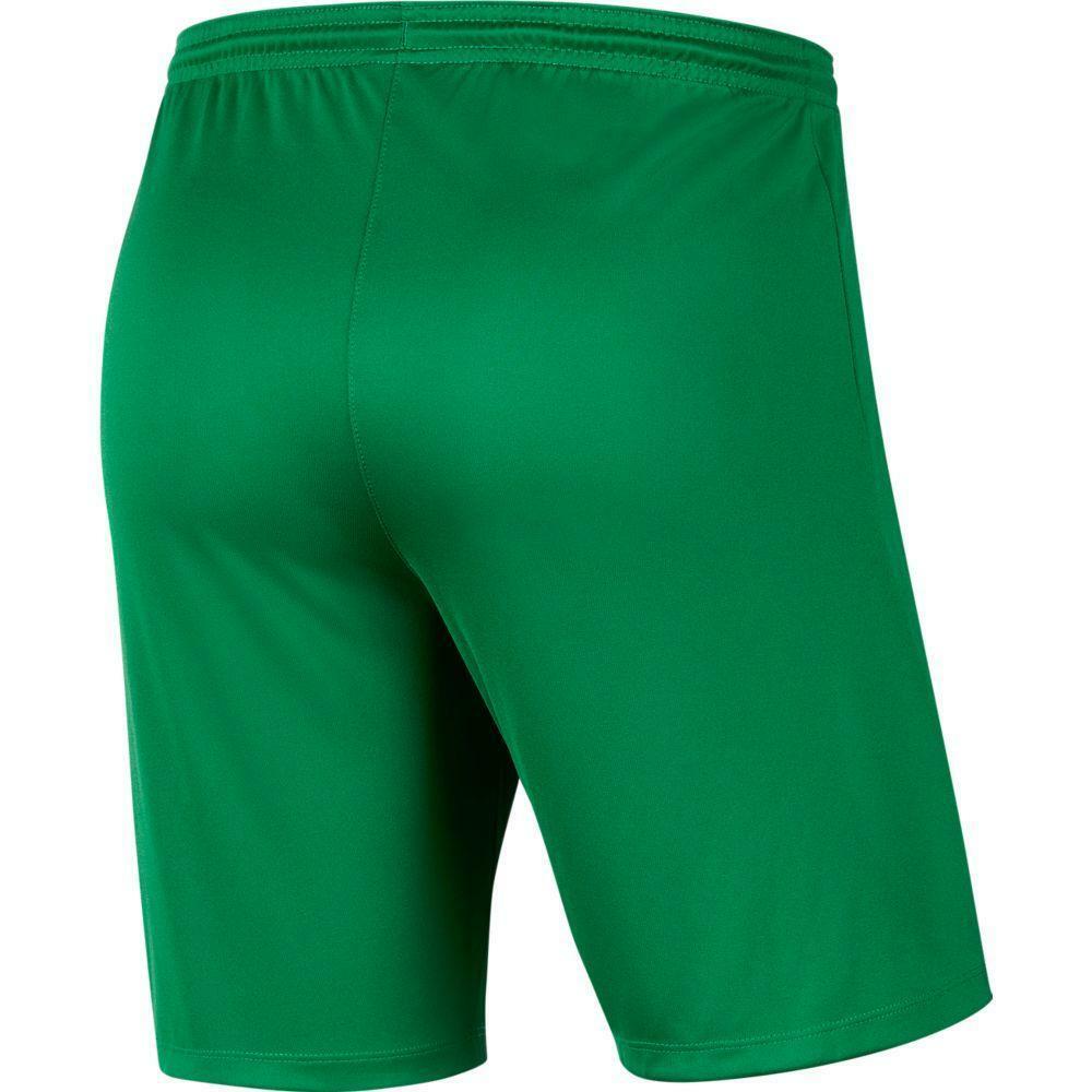 nike nike pantaloncino calcio park 3 uomo verde