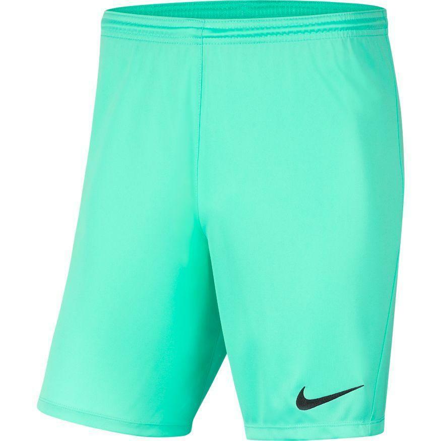 nike nike pantaloncino calcio park 3 uomo turchese