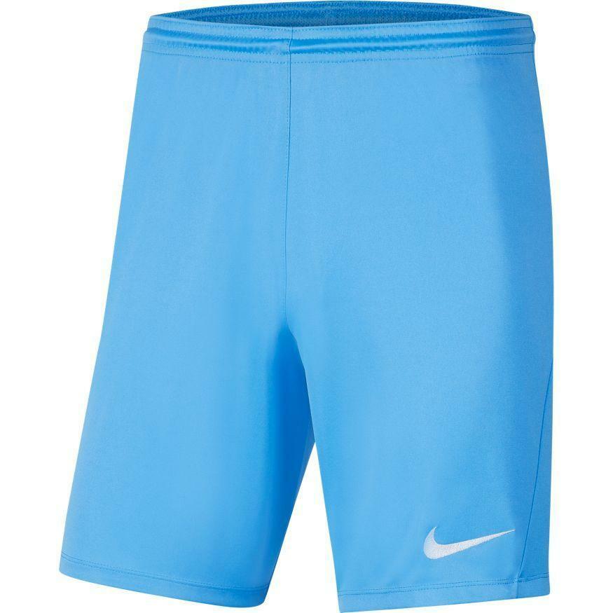 nike nike pantaloncino calcio park 3 uomo celeste