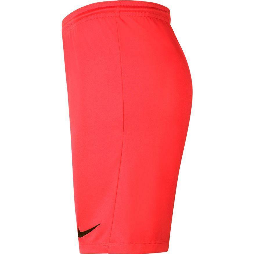 nike nike pantaloncino calcio park 3 uomo rosso fluo