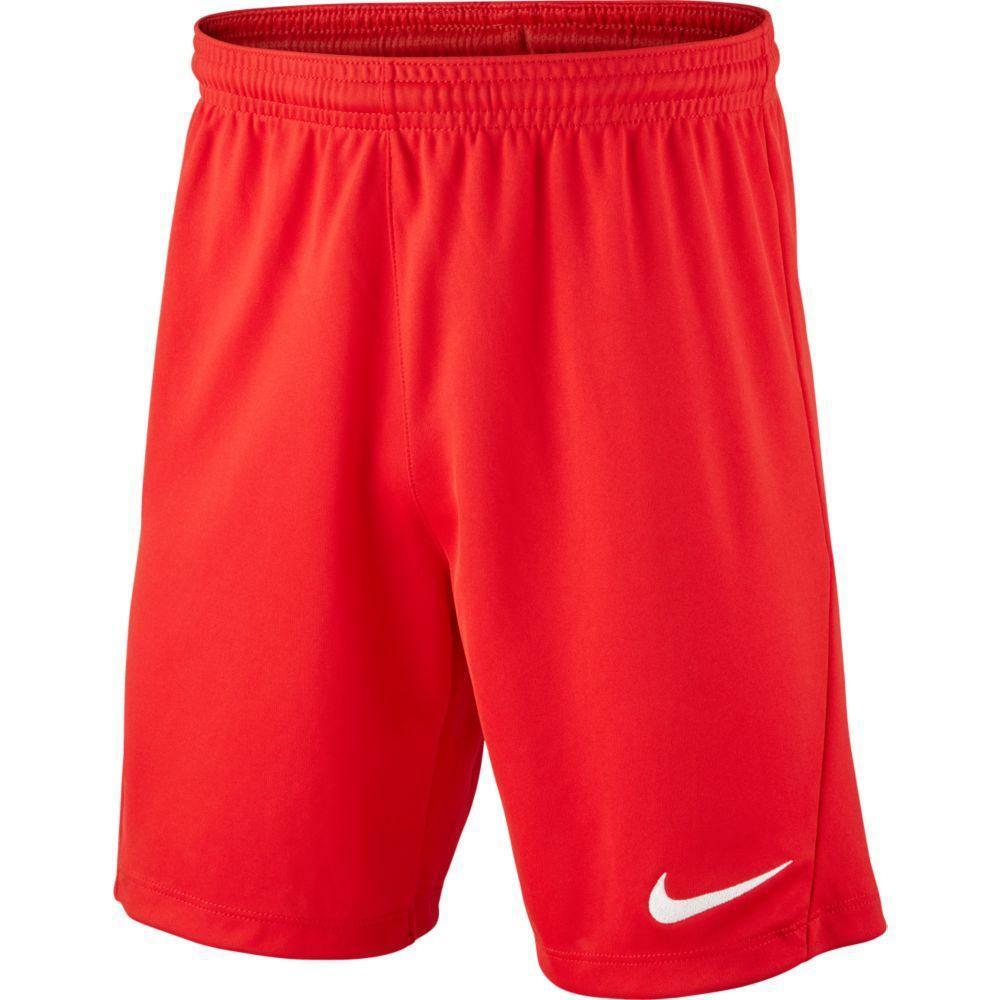 nike nike pantaloncino calcio park 3 uomo  rosso