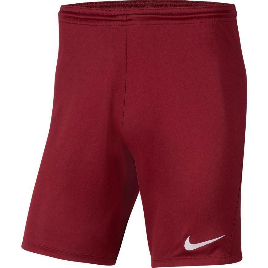 nike nike pantaloncino calcio park 3  granata