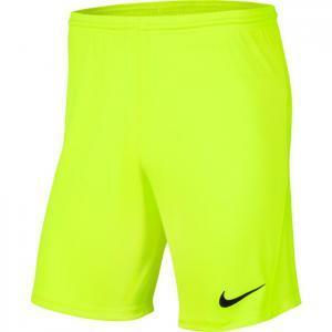 Pantaloncino calcio park 3 uomo  giallo fluo