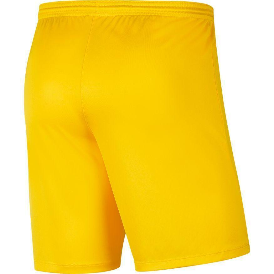 nike nike pantaloncino calcio park 3 uomo  giallo