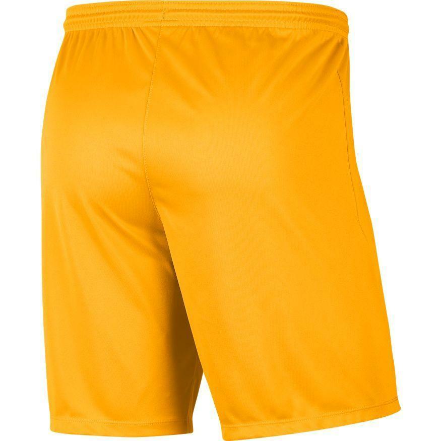 nike nike pantaloncino calcio park 3 uomo giallo scuro