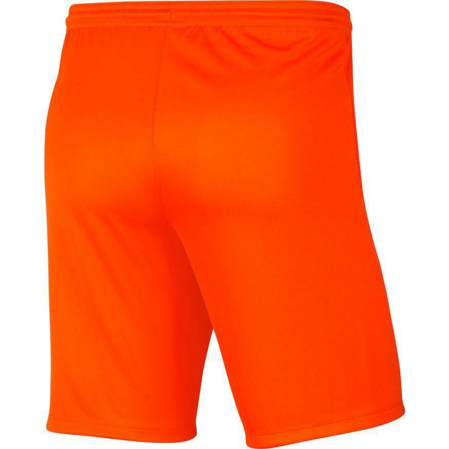 nike nike pantaloncino calcio park 3 uomo arancio