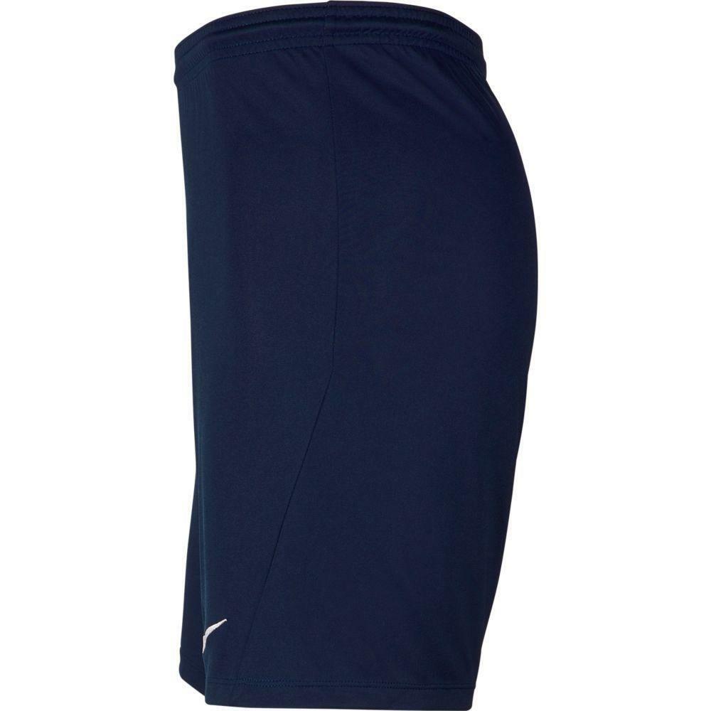 nike nike pantaloncino park 3 calcio  bambino blu