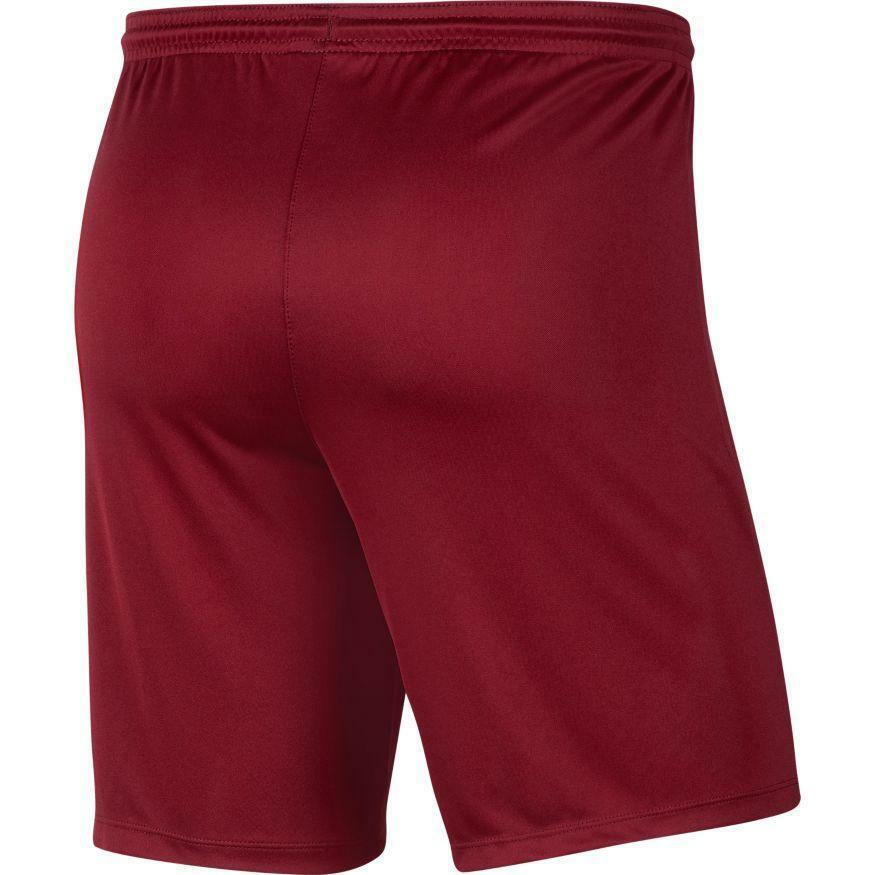 nike nike pantaloncino park 3 calcio  bambino granata