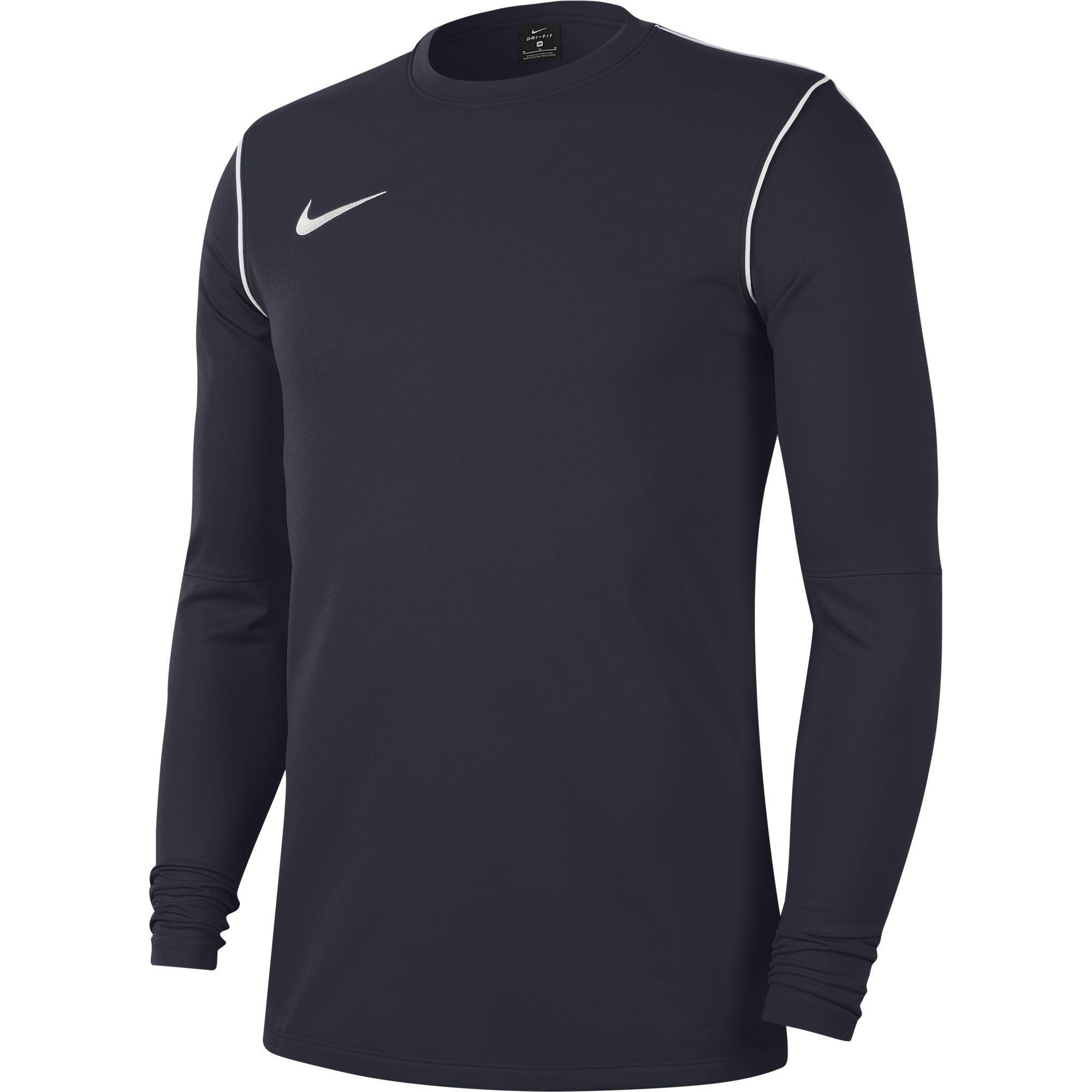 nike felpa allenamento park 20 jr blu