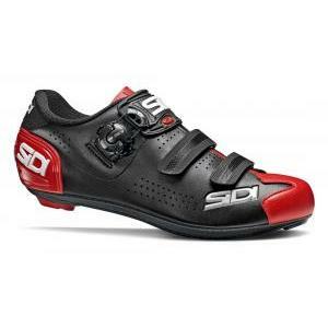 Scarpa alba 2 nero/rosso