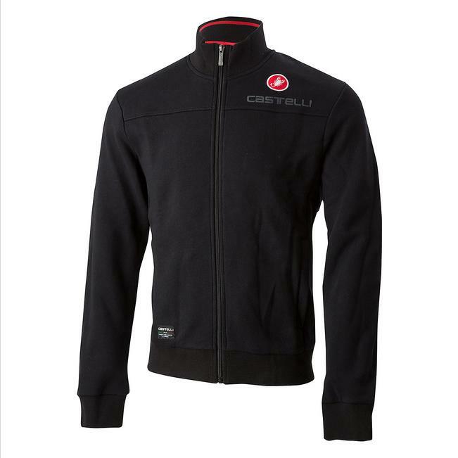 castelli castelli felpa milano track jacket black