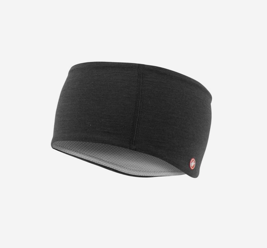 castelli castelli fascia paraorecchie bandito headband nero