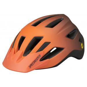 Casco bambino shuffle led mips arancio/nero