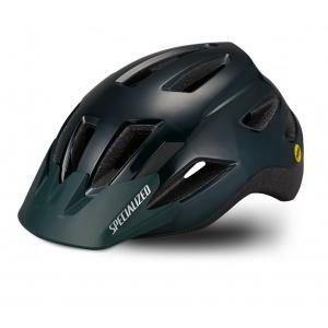 Casco bambino shuffle led  mips verde marino