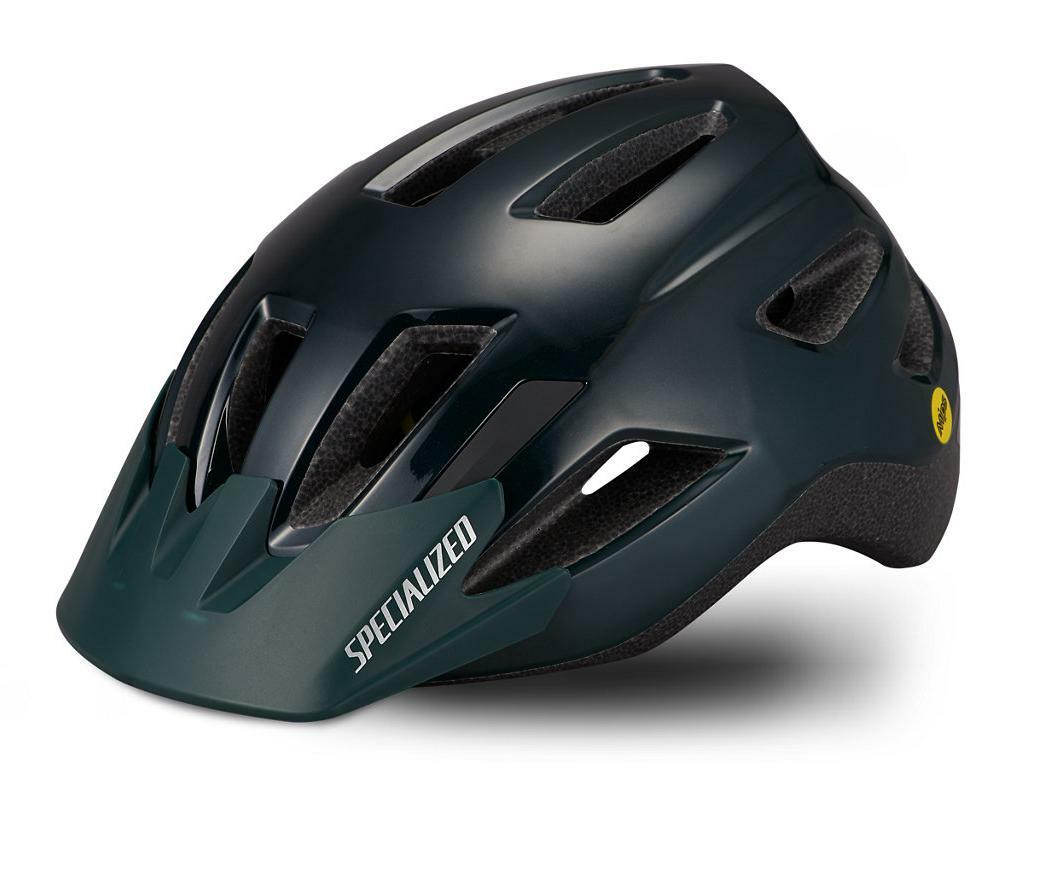 specialized specialized casco bambino shuffle led  mips verde marino