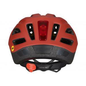 Casco ragazzo shuffle led  mips rosso