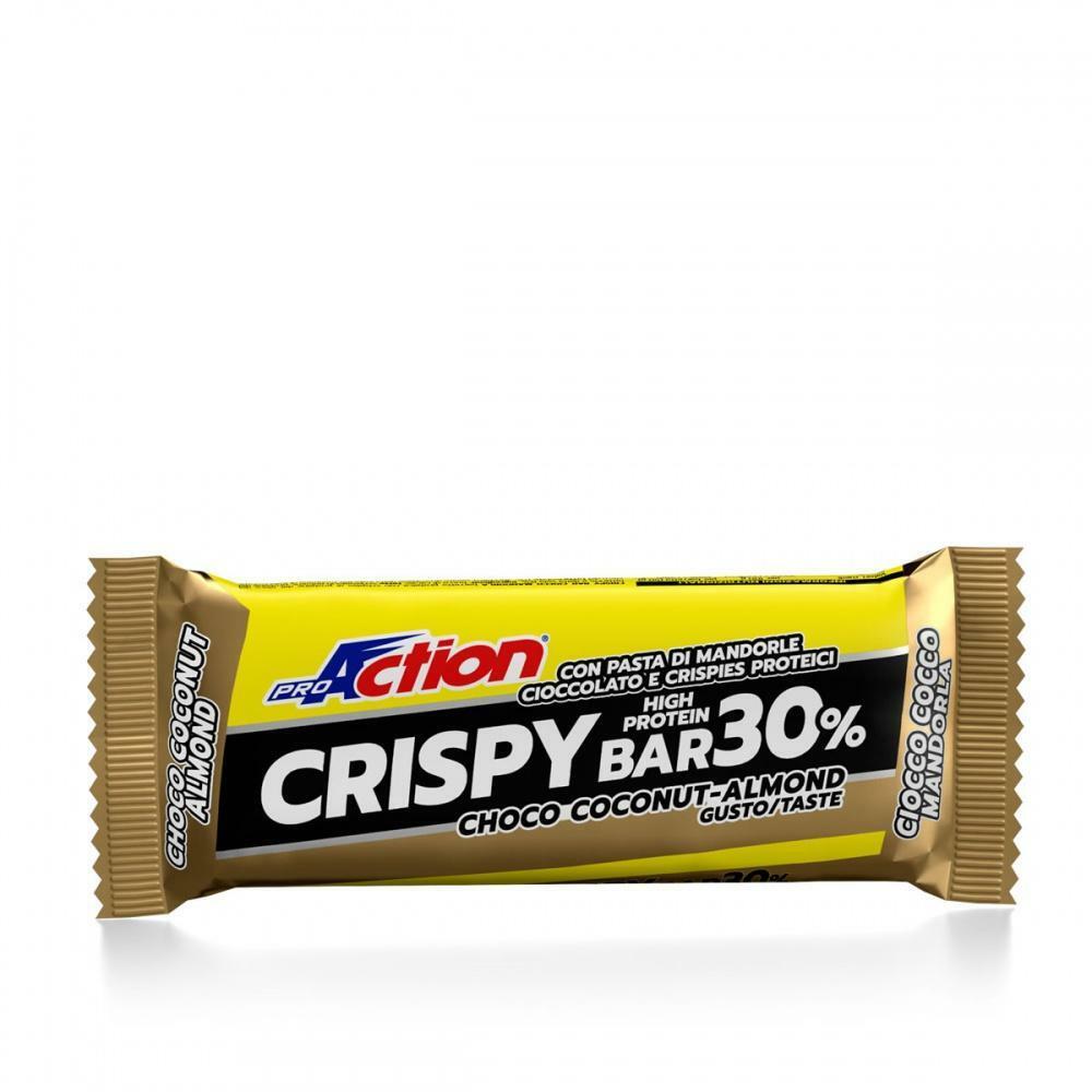 proaction proaction barretta proteica crispy bar 50g choco cocco almond