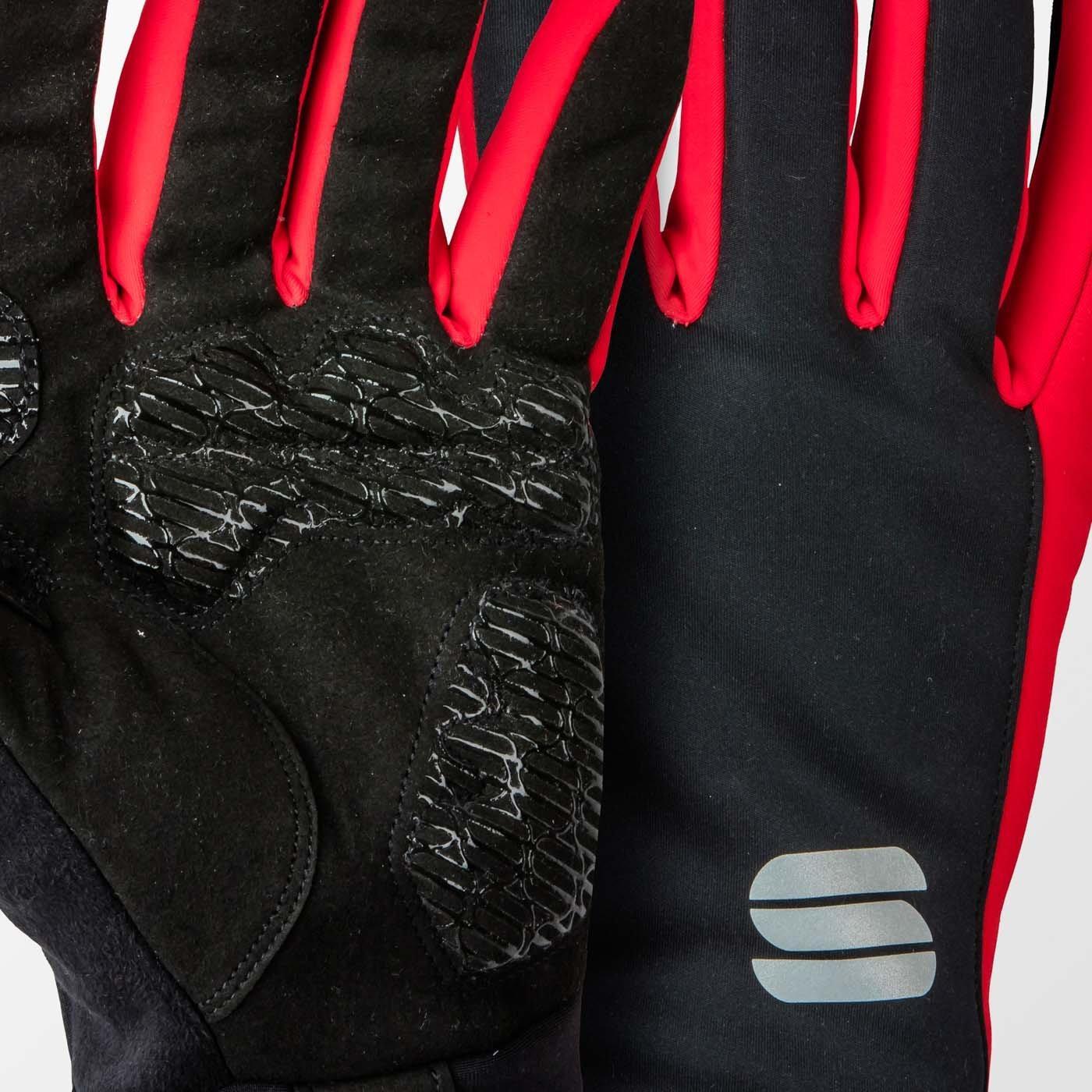 sportful guanti ws essential 2 glove - red black - foto 2