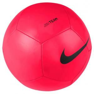 Pallone calcio pitch team rosso fluo