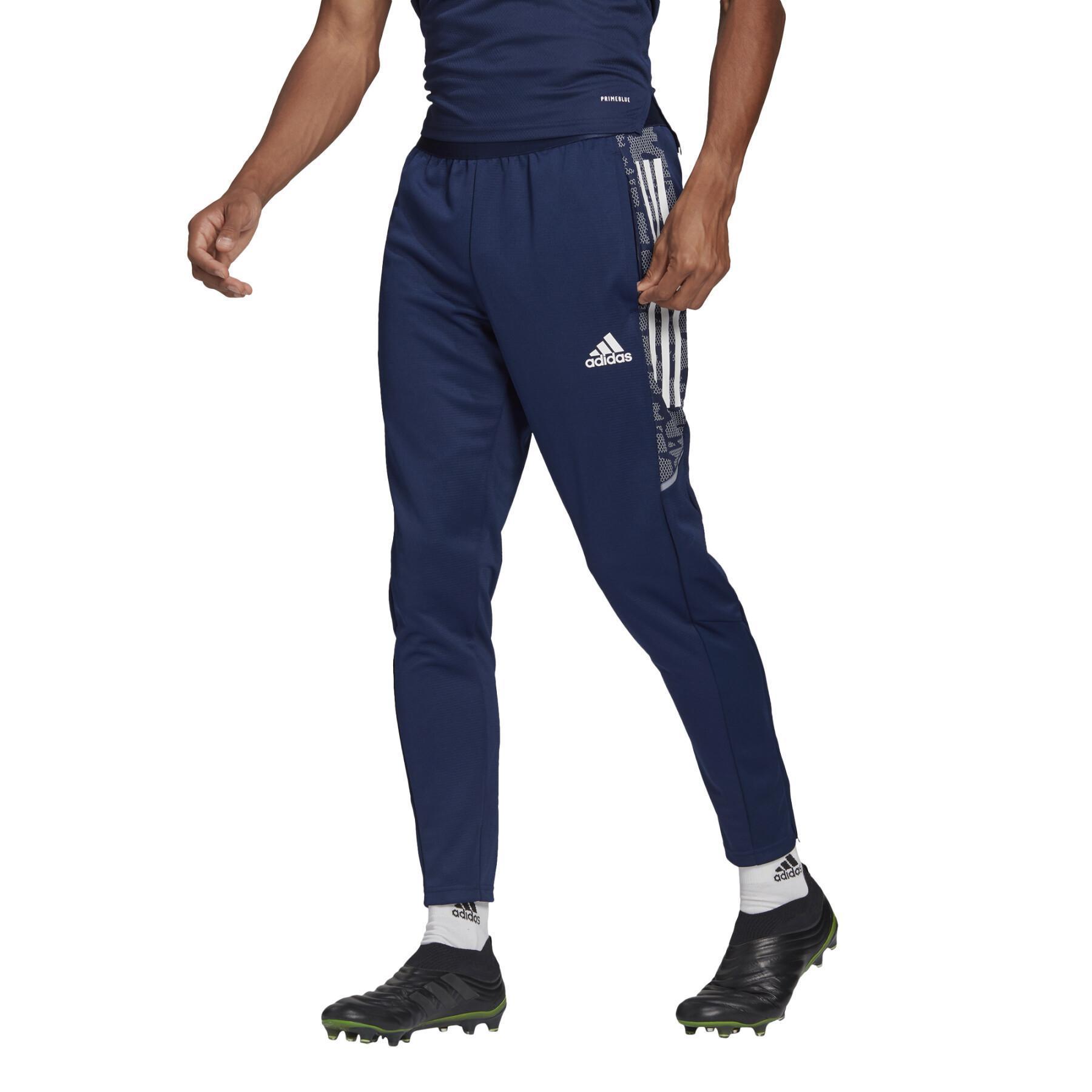 ADIDAS PANTALONE CONDIVO 21 ALLENAMENTO E RAPPRESENTANZA IN  POLIESTERE  BLU GH7134