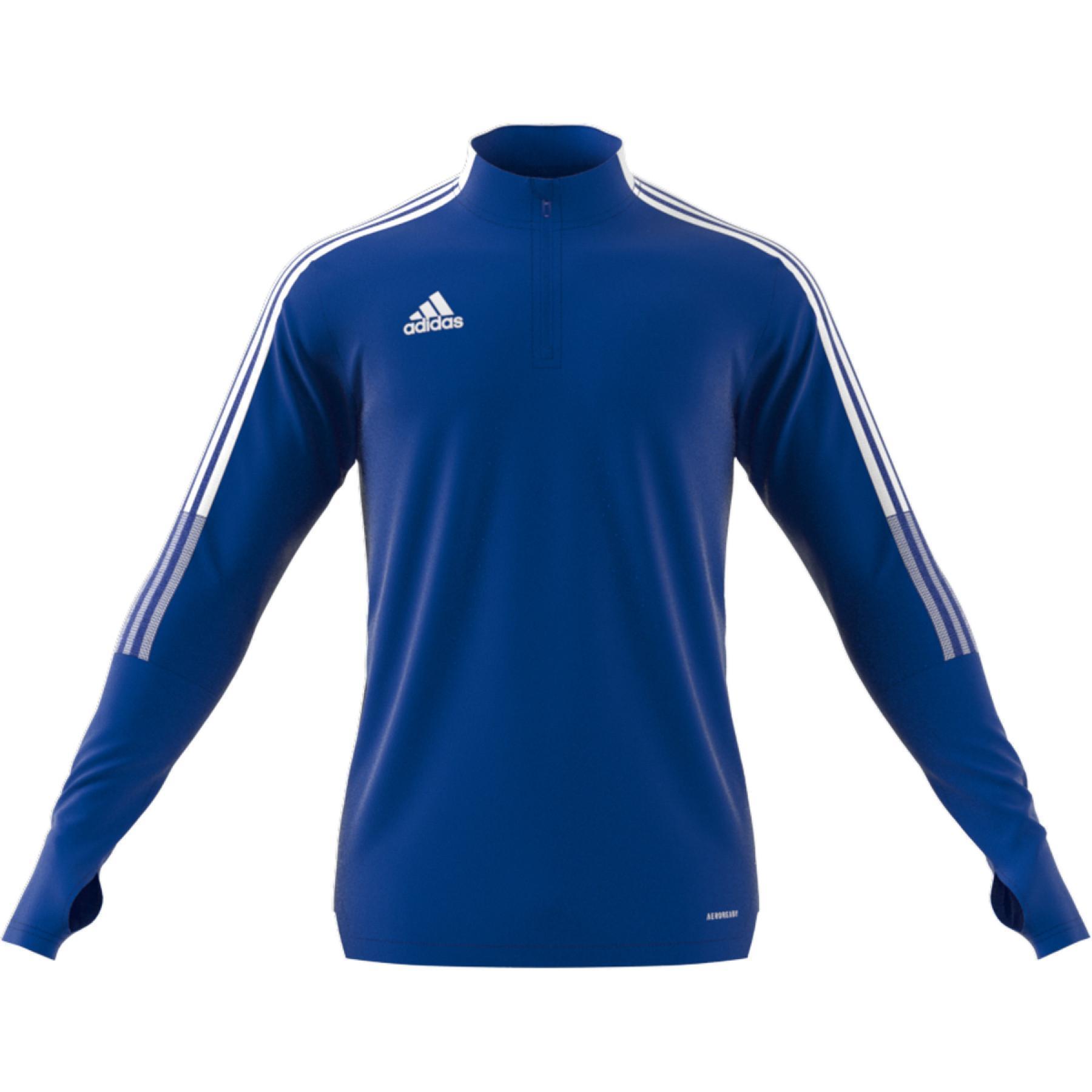 ADIDAS GIACCA ALLENAMENTO MEZZA ZIP TIRO21 BLU ROYAL UOMO GH7302