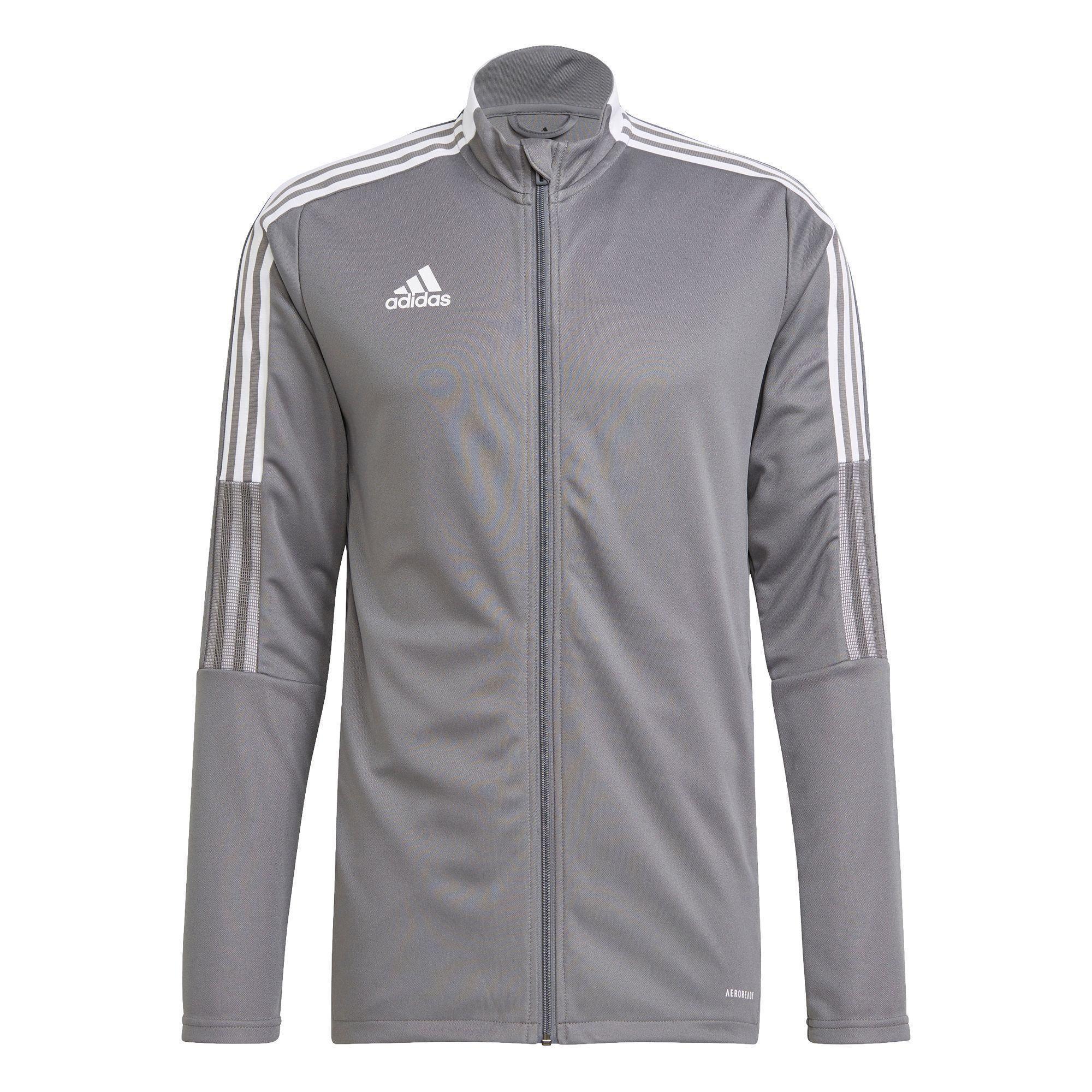 adidas adidas giacca tiro21  jkt grigio uomo