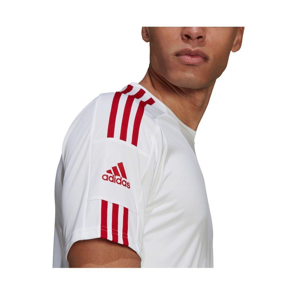 ADIDAS MAGLIA SQUADRA 21 CALCIO UOMO BIANCO ROSSO GN5725