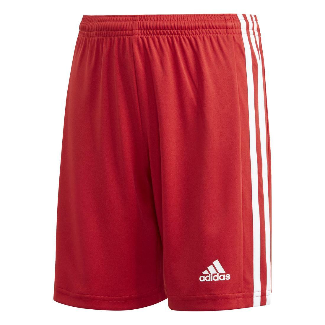 ADIDAS PANTALONCINO BAMBINO SQUAD 21 ROSSO/BIANCO