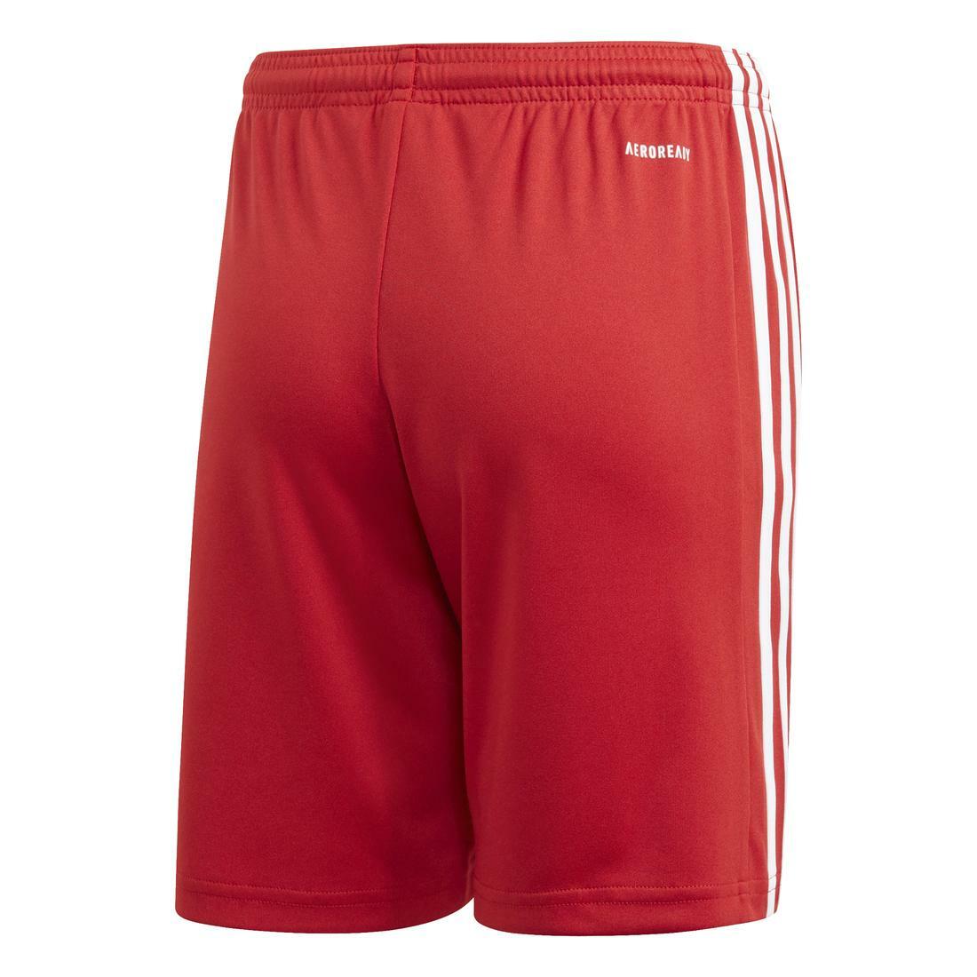 ADIDAS PANTALONCINO BAMBINO SQUAD 21 ROSSO/BIANCO