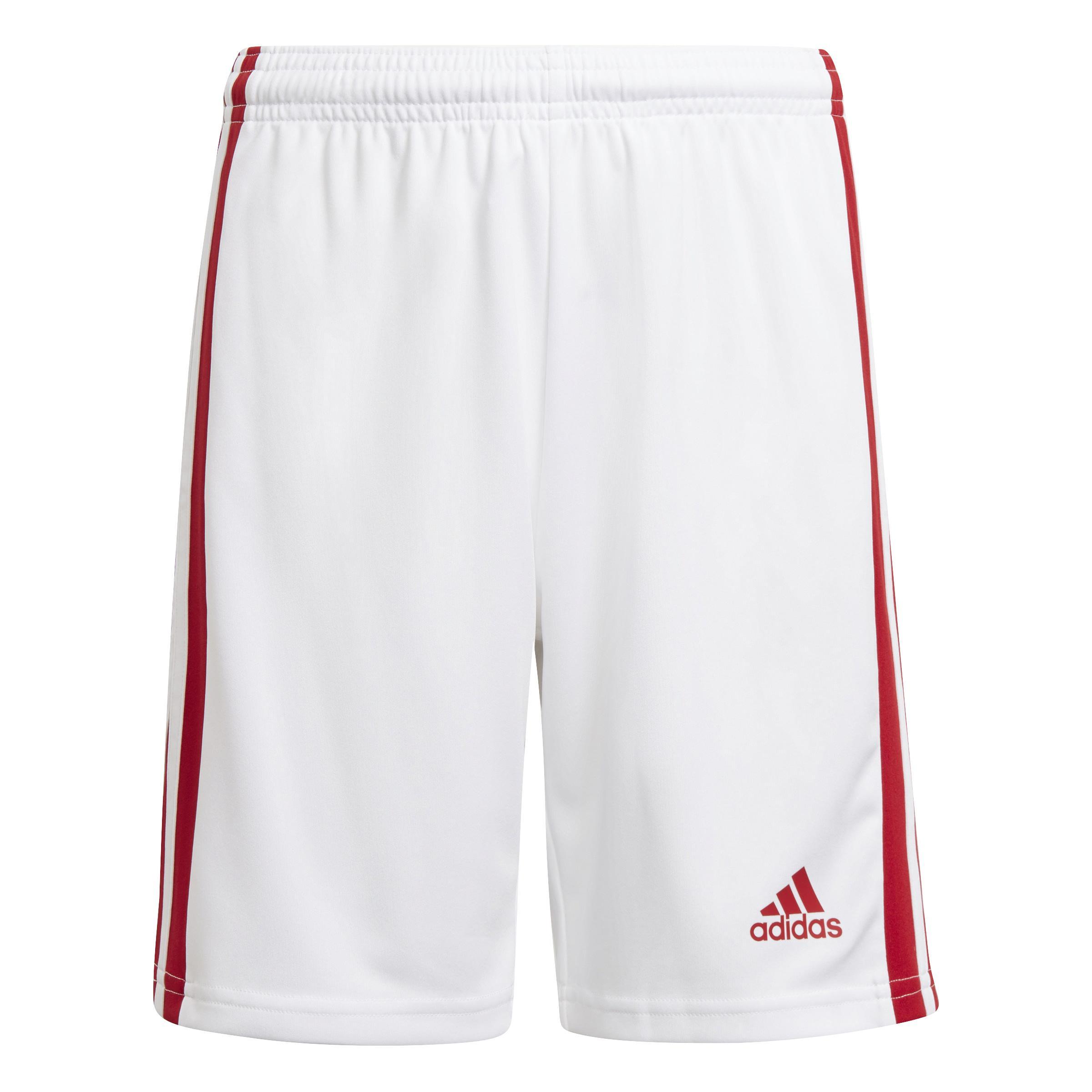 ADIDAS PANTALONCINO SQUADRA 21 BAMBINO BIANCO ROSSO GN5763