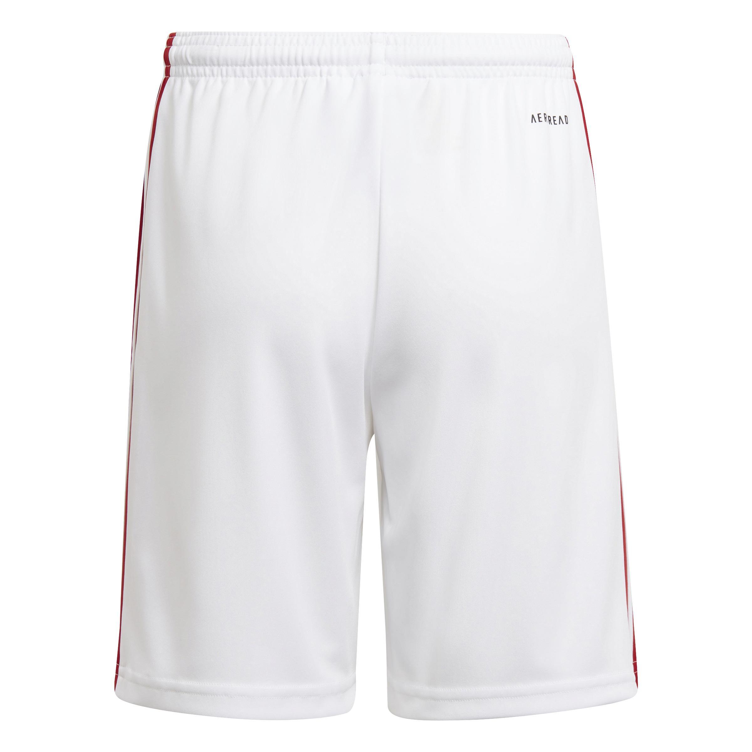 ADIDAS PANTALONCINO SQUADRA 21 BAMBINO BIANCO ROSSO GN5763