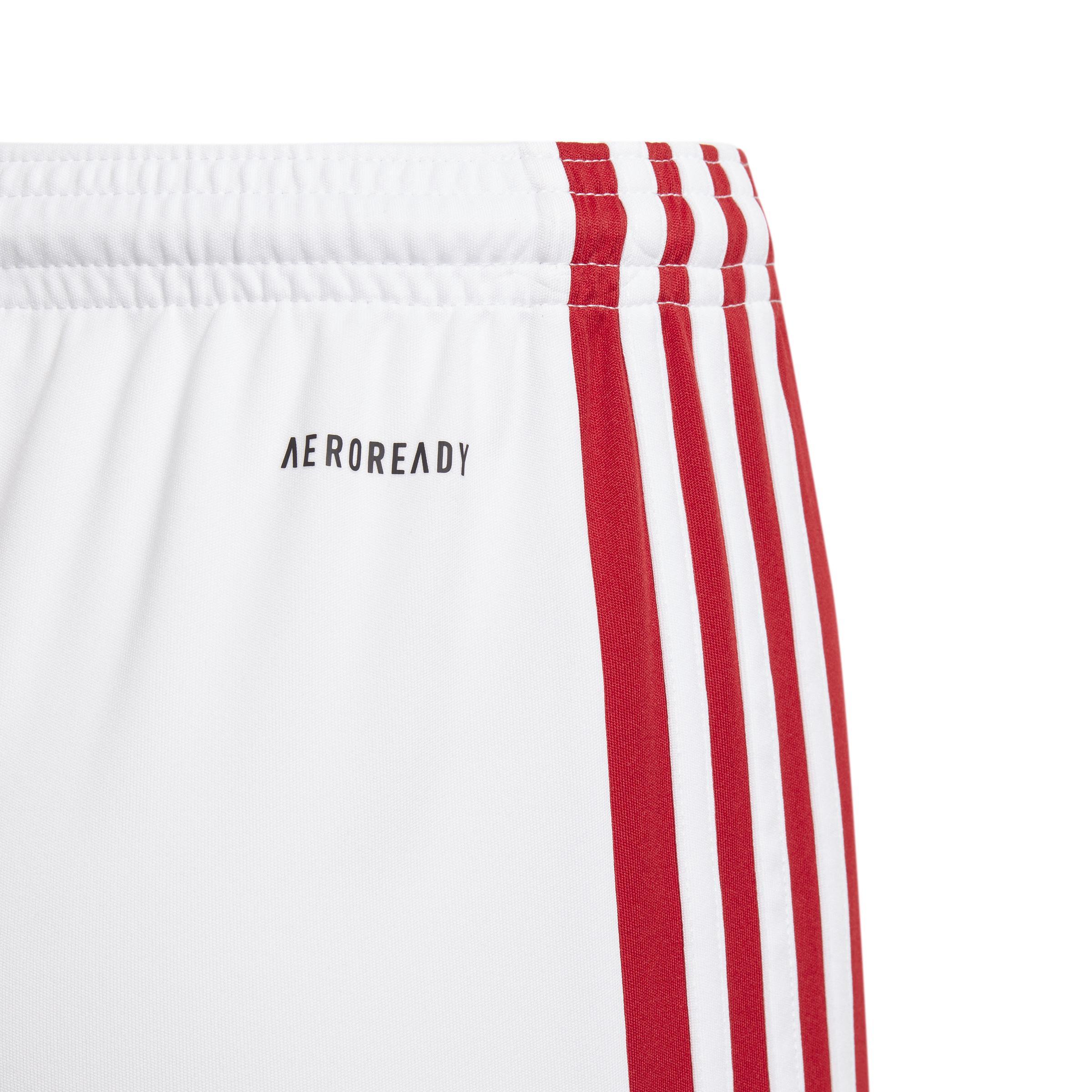 ADIDAS PANTALONCINO SQUADRA 21 BAMBINO BIANCO ROSSO GN5763