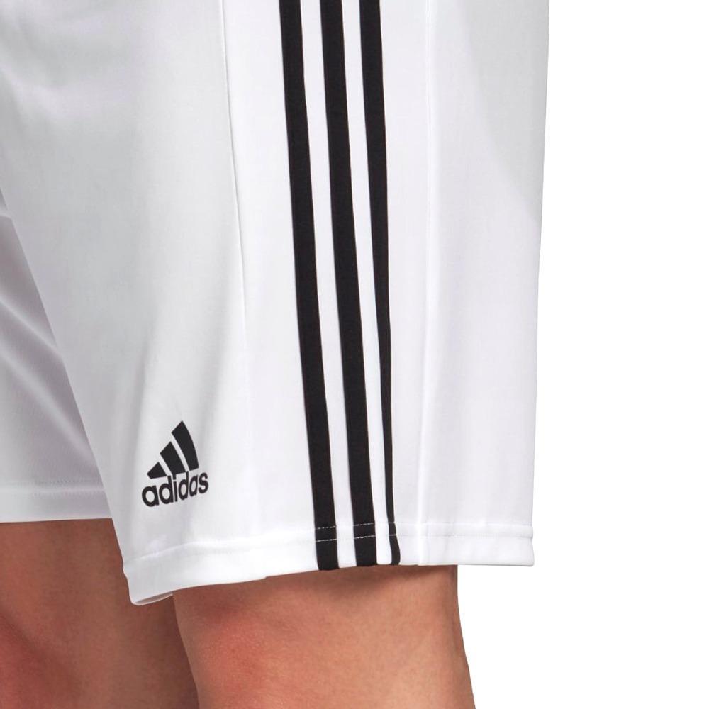 ADIDAS PANTALONCINO SQUADRA 21 CALCIO UOMO BIANCO NERO  GN5773