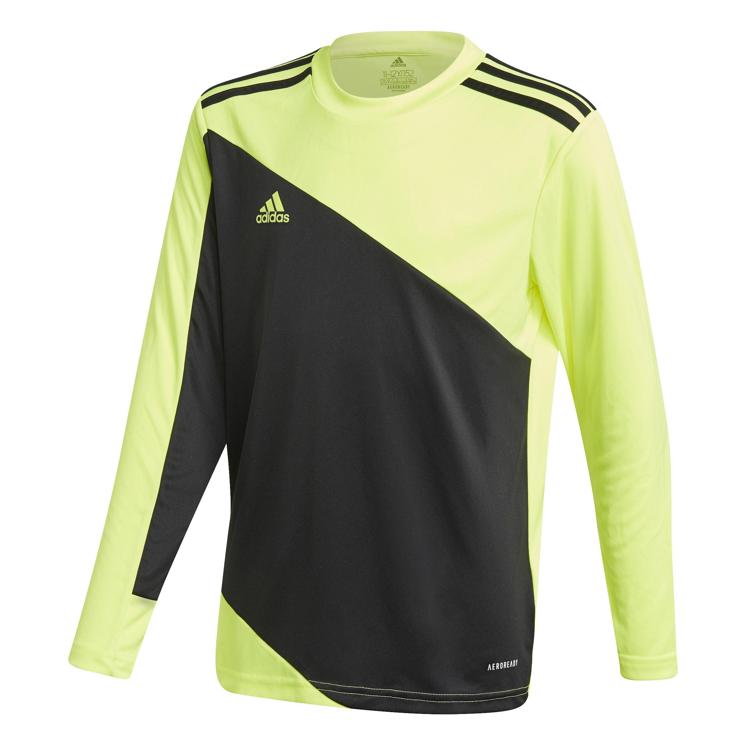 ADIDAS SQUADRA  GK21 MAGLIA PORTIERE  BAMBINO GIALLO FLUO GN5794