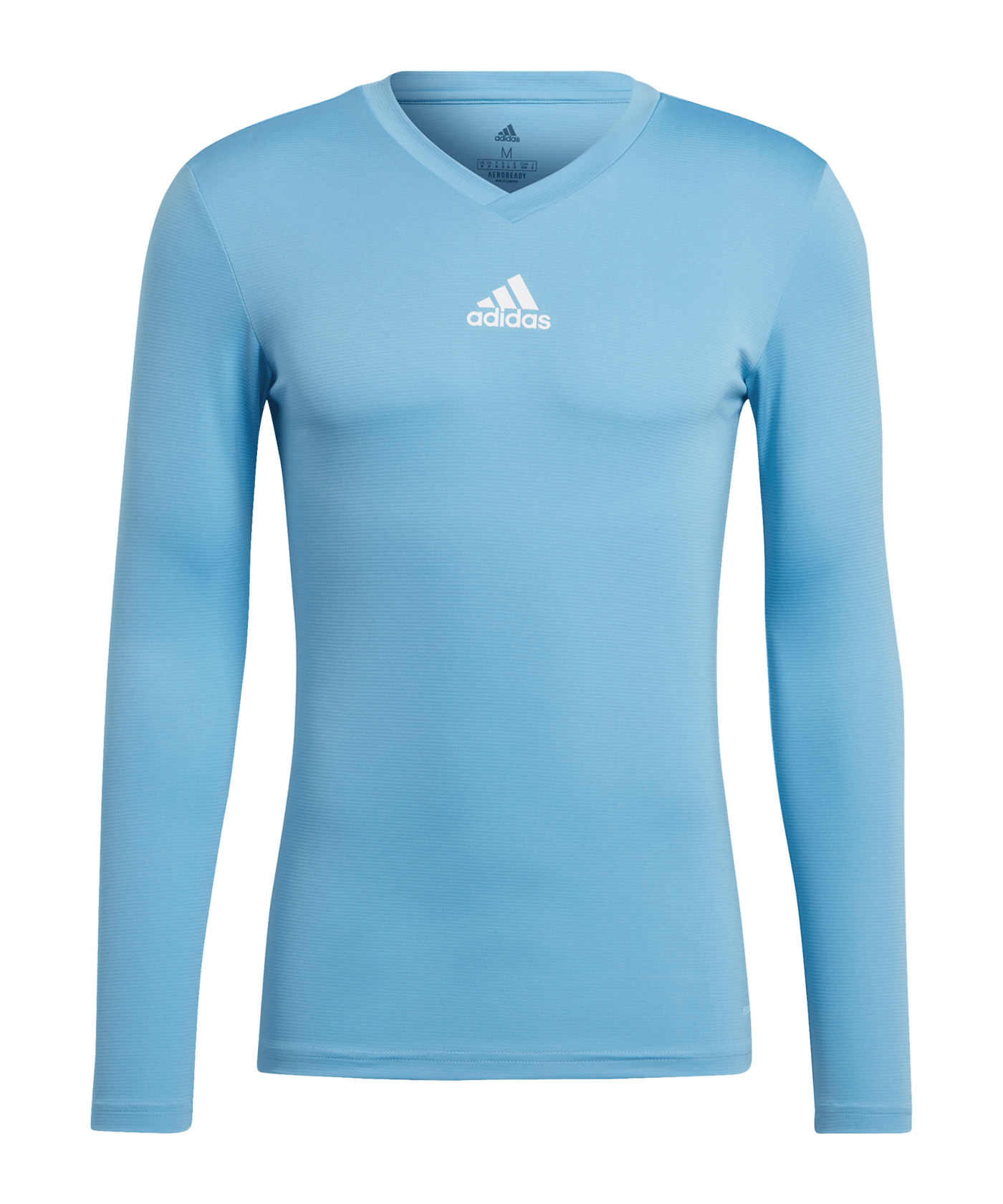 ADIDAS MAGLIA TERMICA TEAM BASE TEE UOMO CELESTE GN7507